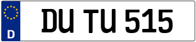 Truck License Plate